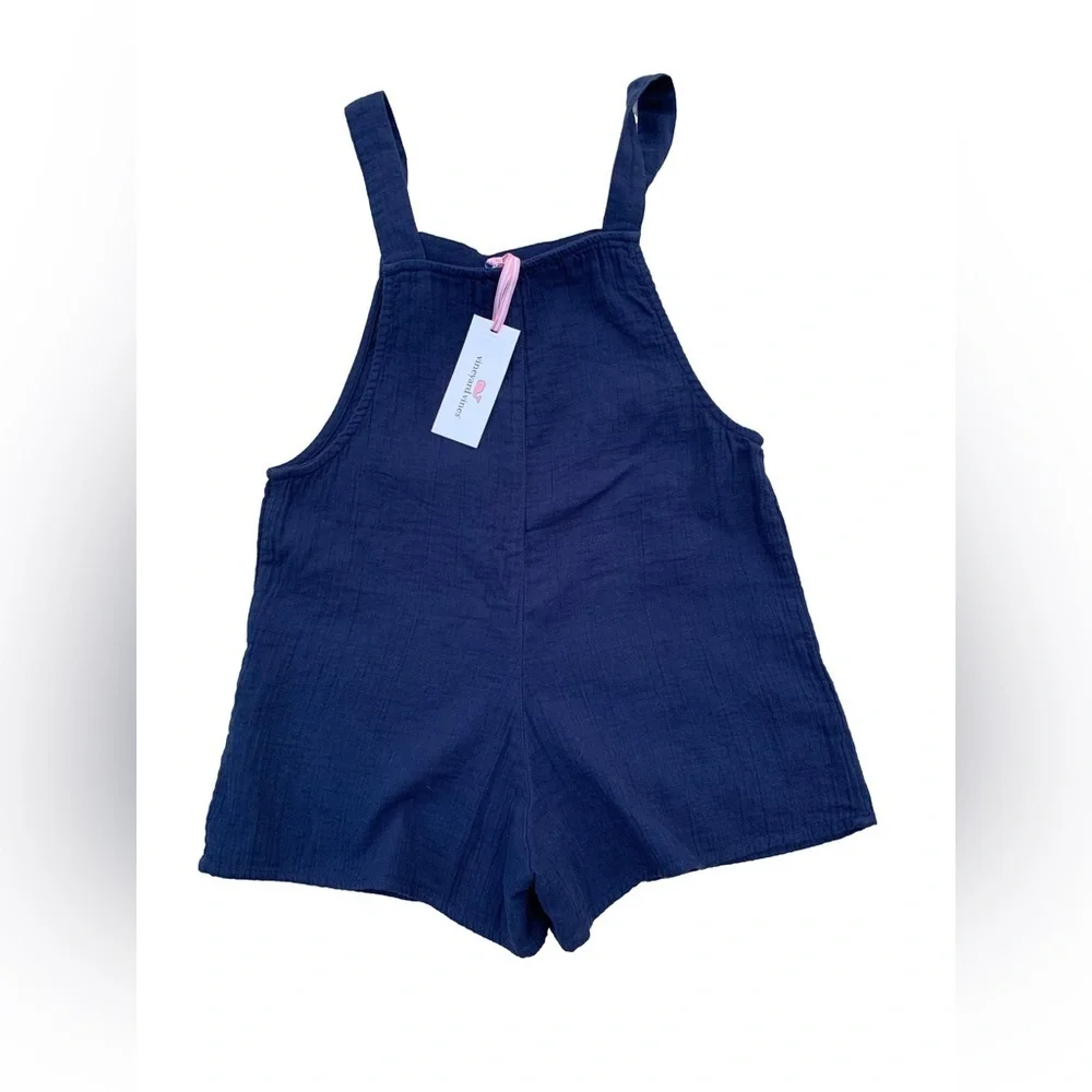 Vineyard Vines NWT Size Small, 7-8, Seastitch Gauze Romper Swim Cover Up
